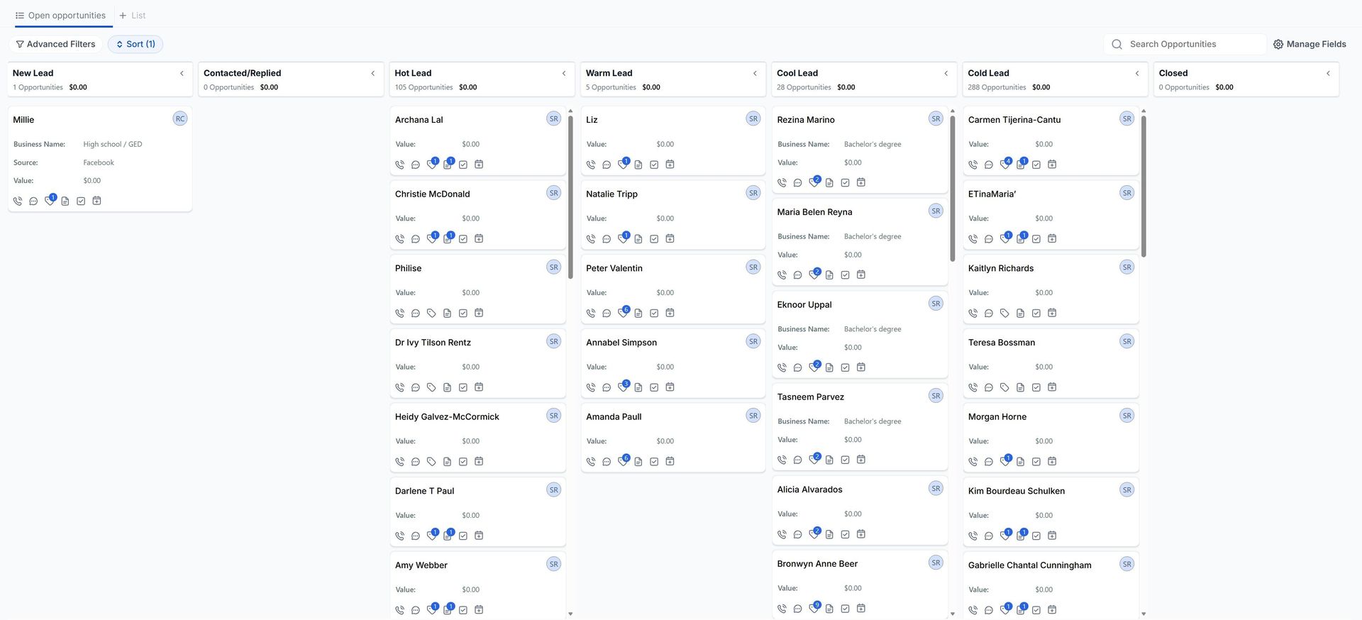 GoHighLevel lead scoring setup and contact score fields