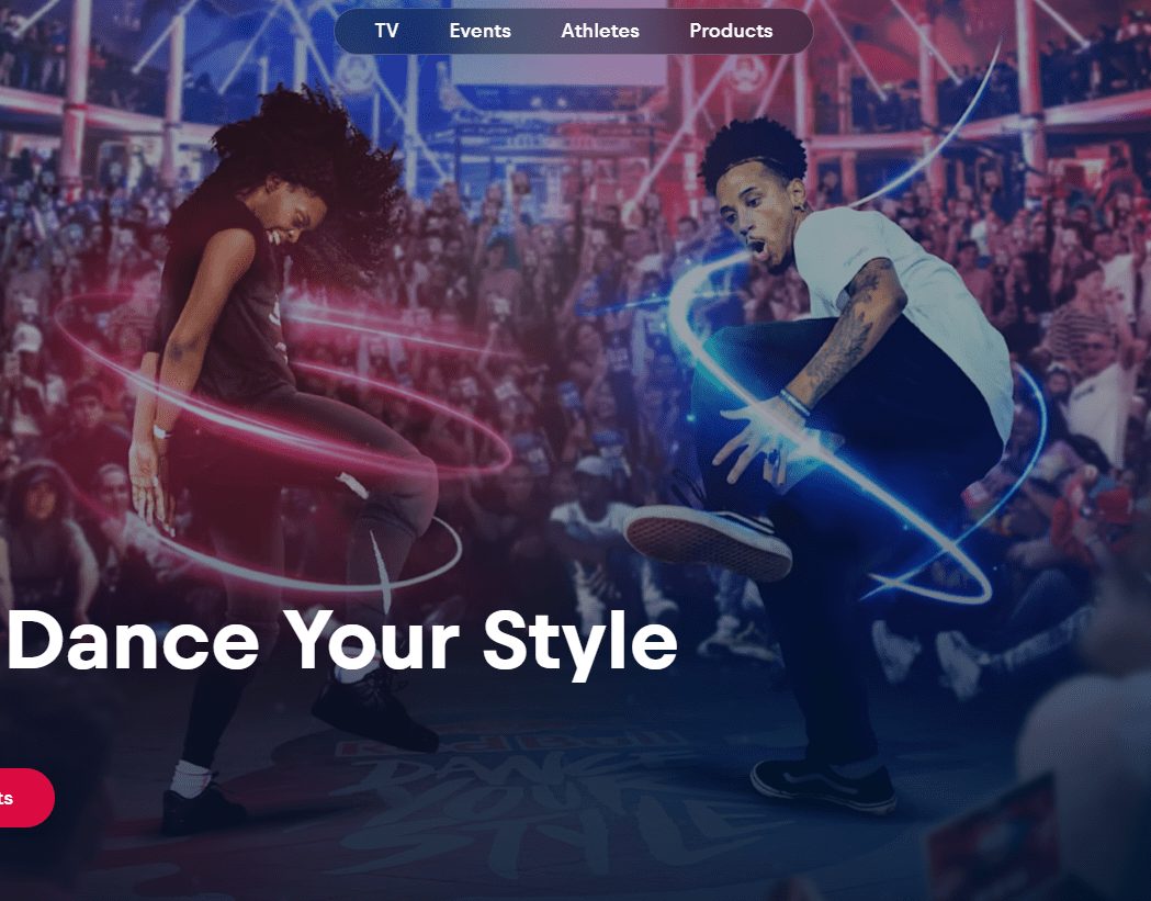 Red Bull Dance Your Style poster — event promotion for the i