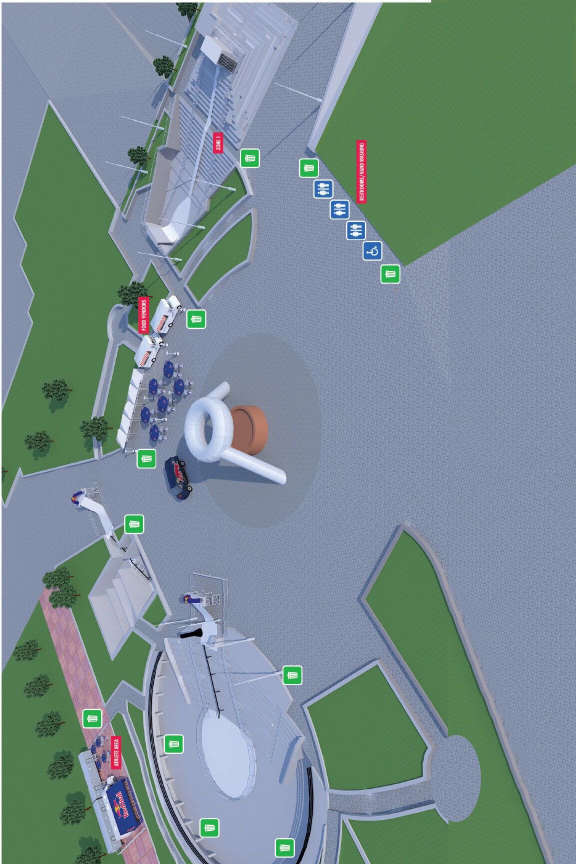 Heavy metal series map, third version — detailed illustratio