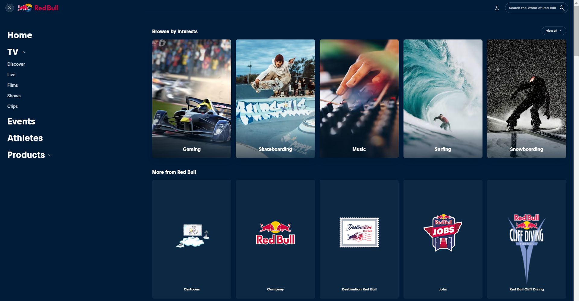 Web page design detail — interaction states and content layo