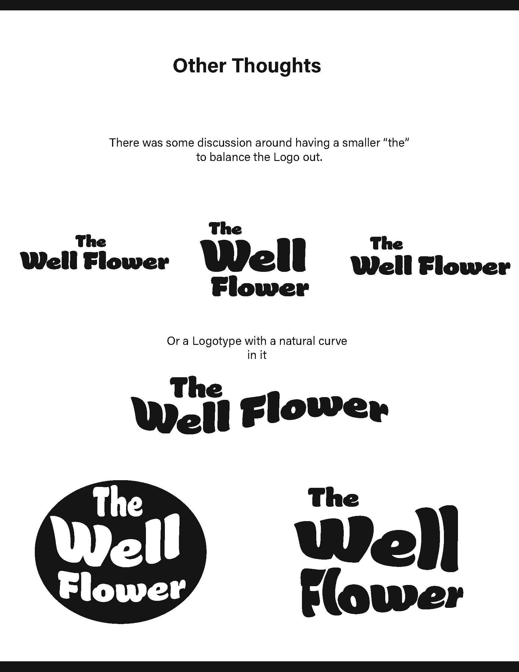 Brand application examples — showing the identity in context